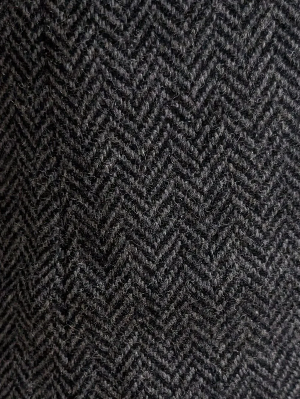 Abercrombie & Fitch Men's Wool Blend Herringbone Blazer Jacket Charcoal Gray L